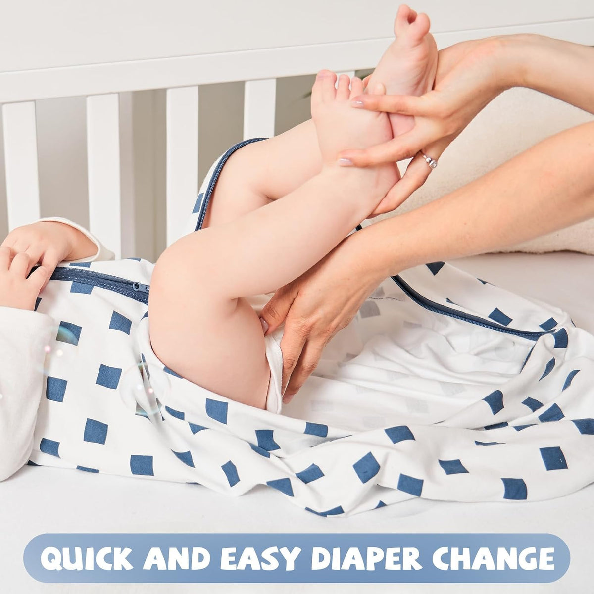 Yoofoss lightweight sleep sack neckline and armholes