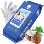 Pet Cleaning Glove Wipes for Dogs & Cats, Hypoallergenic Deodorizing Disposable Bathing Wipes,No-Rinse Grooming Wipes, Extra Thick,Perfect for Pet Dry Cleaning,Daily Care and Travel,24 pcs - Image 11