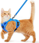 Cat Harness and Leash for Walking Escape Proof Soft Adjustable Cat Leash Breathable Comfortable Vest Easy to Wear Kitten Harness for Outdoor Travel (Black, S (7-12lb)) - Image 12