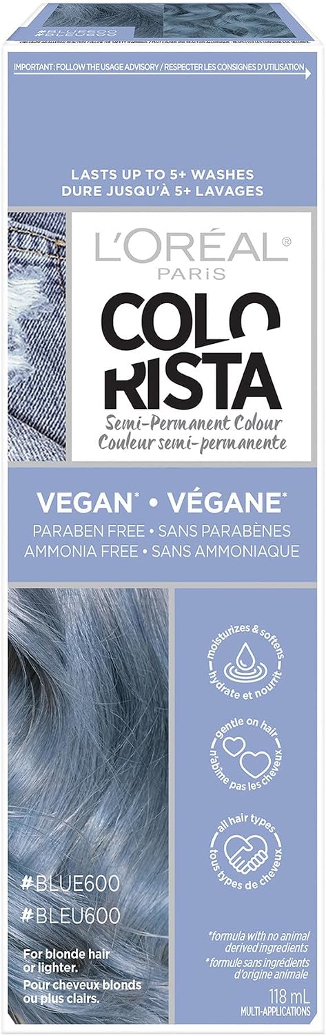 L'Oreal Paris Colorista semi-permanent hair color front view packaging