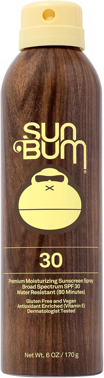 Sun Bum sunscreen spray front view bottle