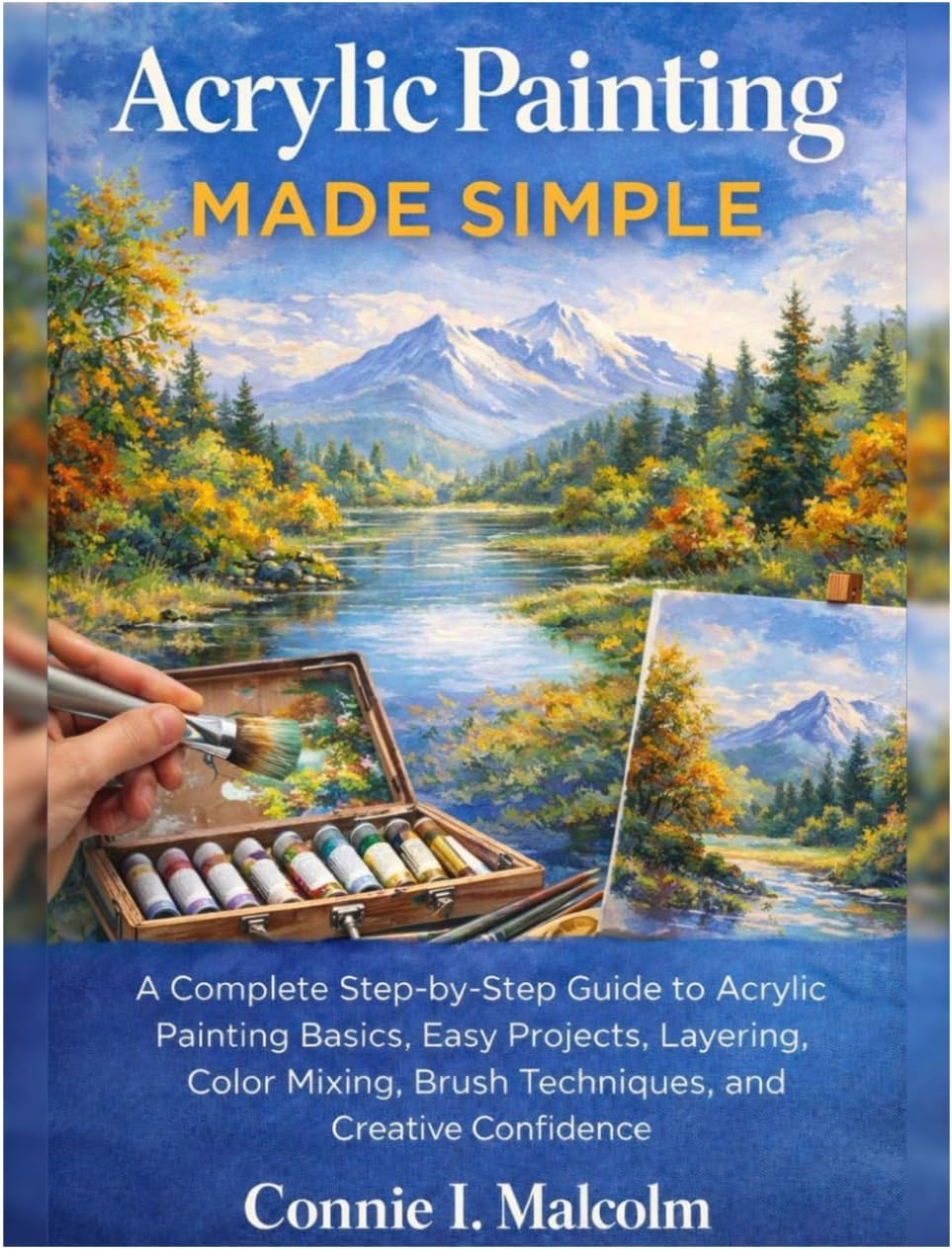 Acrylic Painting Made Simple: A Complete Step-by-Step Guide to Acrylic Painting Basics, Easy Projects, Layering, Color Mixing, Brush Techniques, and Creative Confidence - Image 1