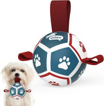 QDAN Dog Balls, World Cup Soccer Ball with Straps, Durable Herding Balls for Small Medium Pet, Puppy Birthday Gifts, Dog Water Toy, Pet Toys Puppy Ball (6 Inch) - Image 13