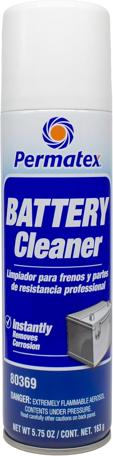 Permatex 80369 Battery Cleaner aerosol can front view