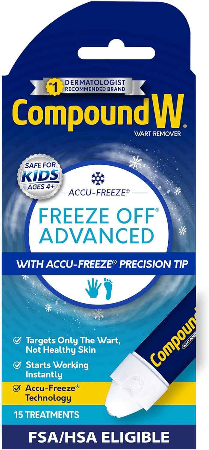 Compound W Freeze Off Advanced wart remover front view packaging