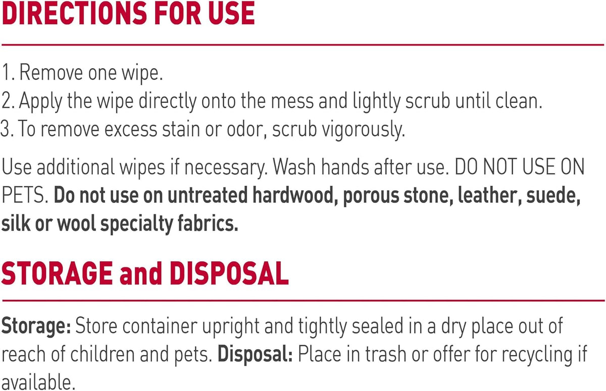 Close-up of the dispensing cap on the Nature's Miracle cat litter box scrubbing wipes container.
