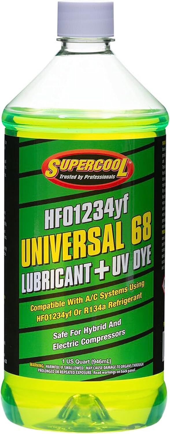 TSI Supercool 1234yf EV POE 68 Lubricant 1 Quart bottle front view