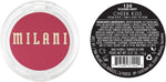 Milani cream to gel blusher in shade Blushing Berry showing the open product pan texture.