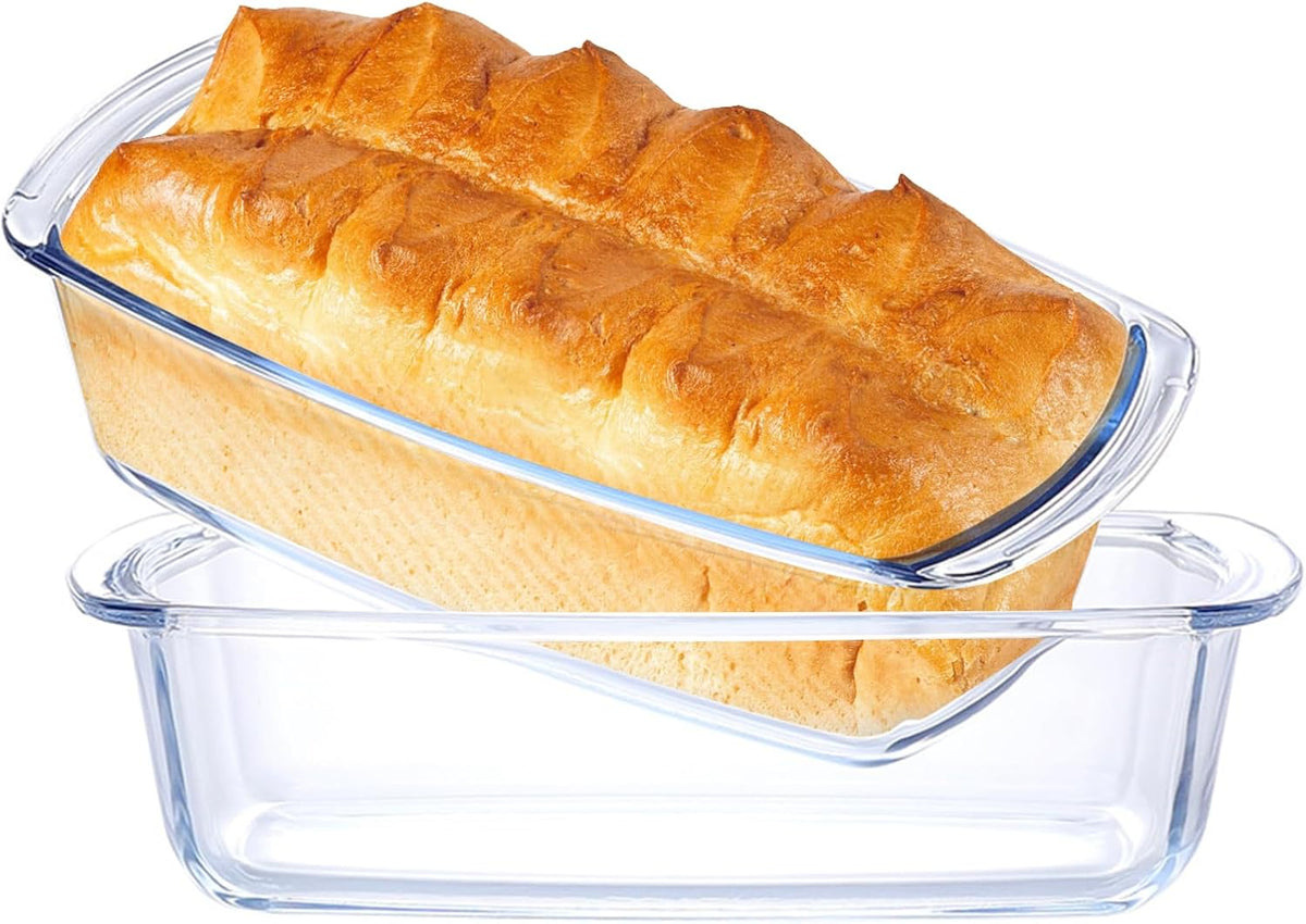 ATRDTO 2 pack glass baking dish set stackable view