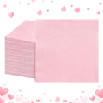NatNarr light pink cocktail napkins pack of 120 front view