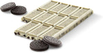 Authentic HERSHEY'S USA imported chocolate bar broken into individual pieces for snacking.