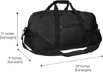 DALIX polyester duffle bag close up fabric texture