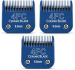 3-Packs Detachable Ceramic Blade Kit for Pet Clippers with Size 10 - Cut Length 1.5mm (1/16"),Compatible with Andis,Oster A5,Wahl KM10 Clippers & Similar Models (Blue) - Image 12