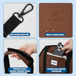 Duuclume dachshund carrier showing U-shape opening