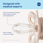 MAM silicone pacifiers 2 pack packaging details