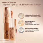 Charlotte Tilbury Airbrush Flawless Blur Concealer branding on bottle