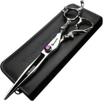 7" 7.5" 8"9" Professional Hairdressing Scissors Barber Salon Hair Cutting Dragon Shears (Large). (7 inch-A) - Image 1