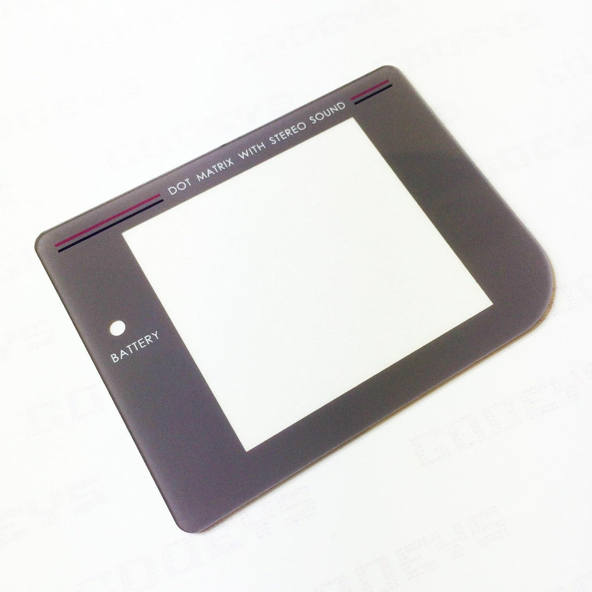 SZLG Game Boy Classic DMG-01 glass screen replacement front view showcasing text