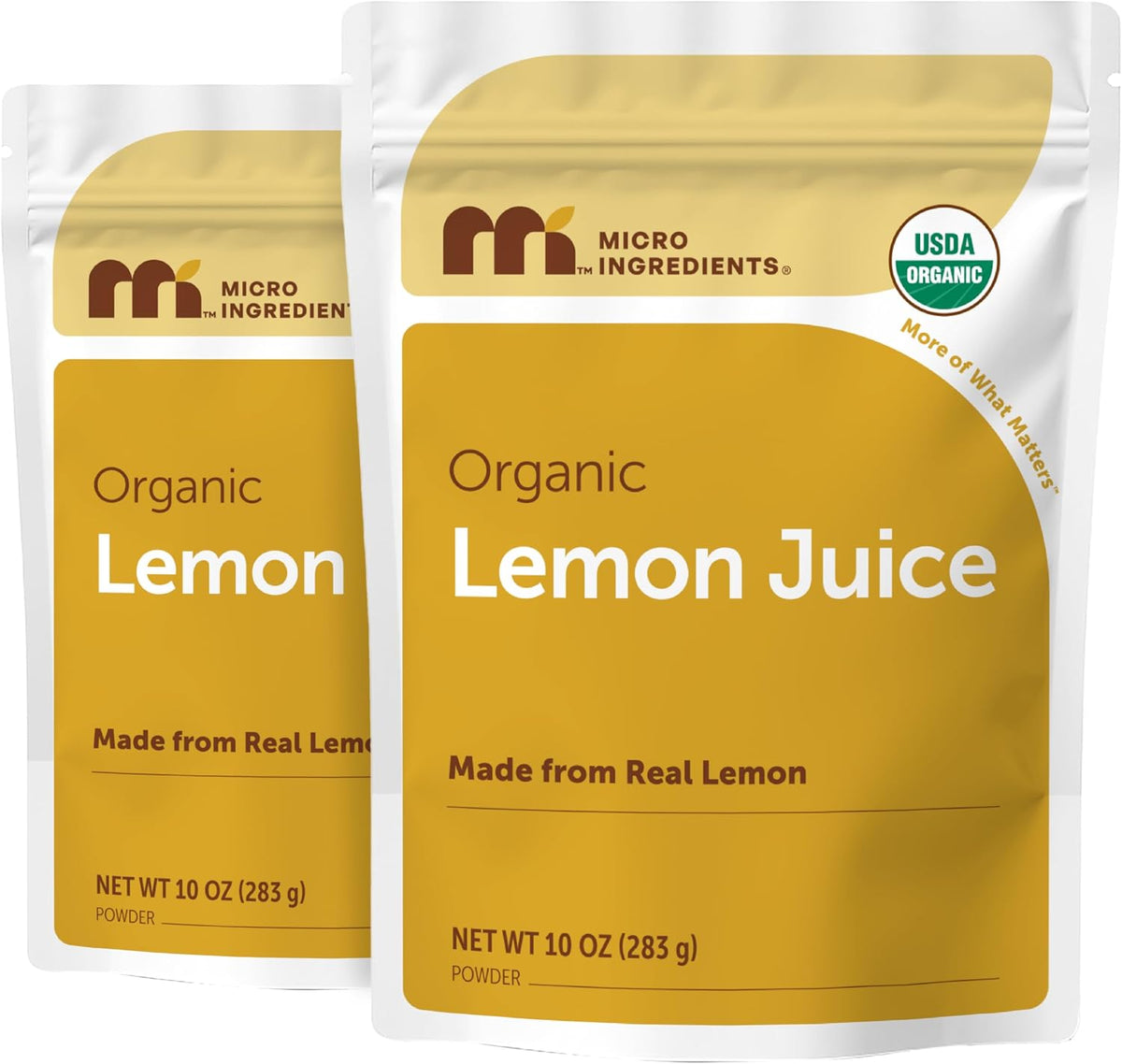 Micro Ingredients Organic Lemon Juice Powder, 10 Ounce | Natural Fruit Flavor | Made from Real Lemon | No Sugar & Additives | Great for Drinks, Smoothie & Beverages | Non-Gmo & Vegan Friendly - Image 9