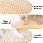 Handwoven cotton rope texture of Cheerhome Pets cat bed