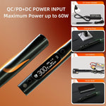 Interchangeable C210 series soldering tips included in the kit.