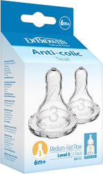 Dr. Brown's anti-colic narrow bottle nipple set
