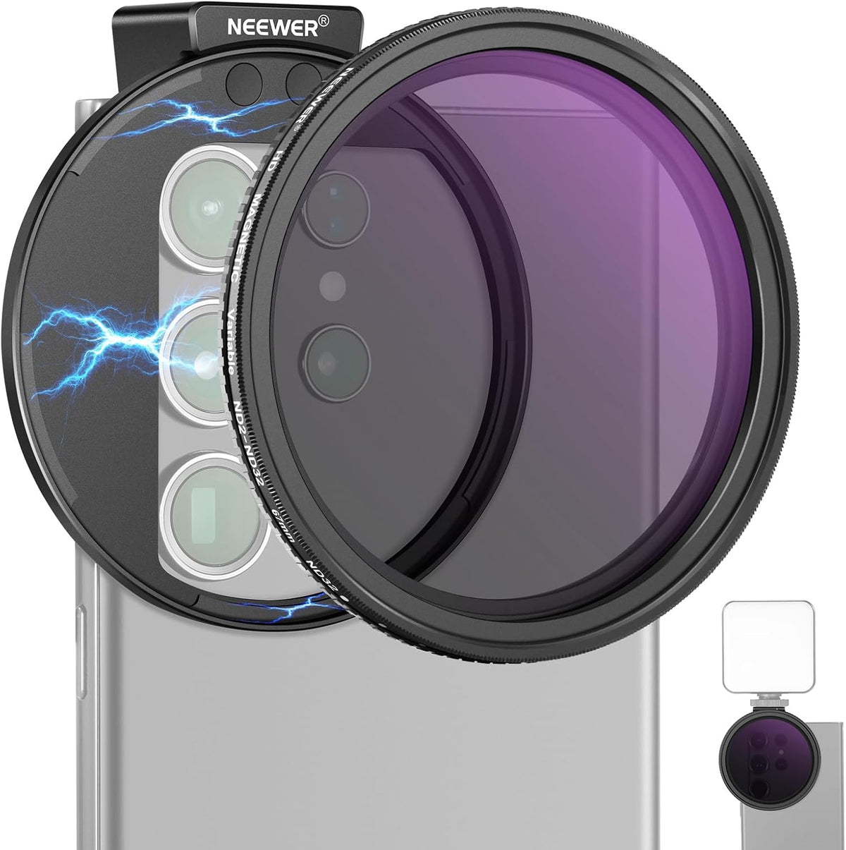 NEEWER 67mm CPL Filter with Cold Shoe Phone Lens Clip, HD Polarizing Filter with Pouch & Cleaning Cloth Compatible with iPhone 17 16 15 Pro Max Plus Samsung Galaxy S25 Ultra Camera - Image 12