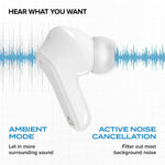 Creative Zen Air earbuds showing ergonomic stem design and silicone tips
