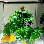 Side profile of Keruideng artificial plant for snake tanks