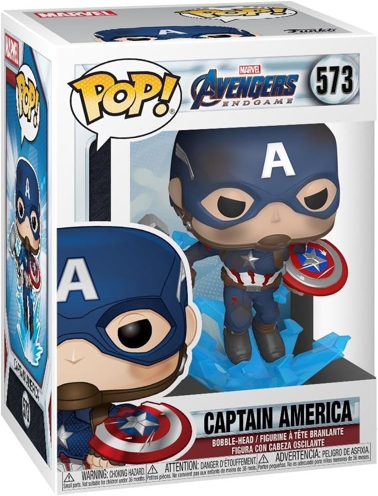 Funko Pop Captain America front view collectible vinyl figure