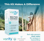 Complete Varify test kit contents laid out