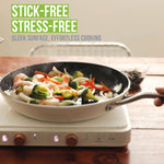 ValenCera TeChef ceramic frying pan interior nonstick coating
