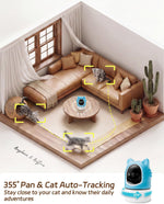 Smartphone app interface for Aliobc pet camera