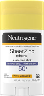Neutrogena Sheer Zinc Oxide Dry-Touch Face Sunscreen with Broad Spectrum SPF 50, Oil-Free, Non-Comedogenic & Non-Greasy Mineral Sunscreen, 2 fl. oz - Image 11