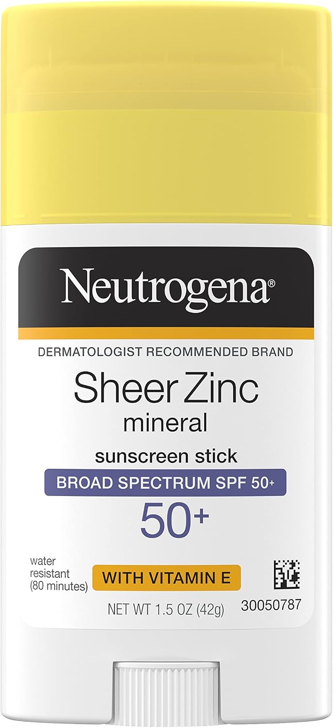 Neutrogena Sheer Zinc Oxide Dry-Touch Face Sunscreen with Broad Spectrum SPF 50, Oil-Free, Non-Comedogenic & Non-Greasy Mineral Sunscreen, 2 fl. oz - Image 11