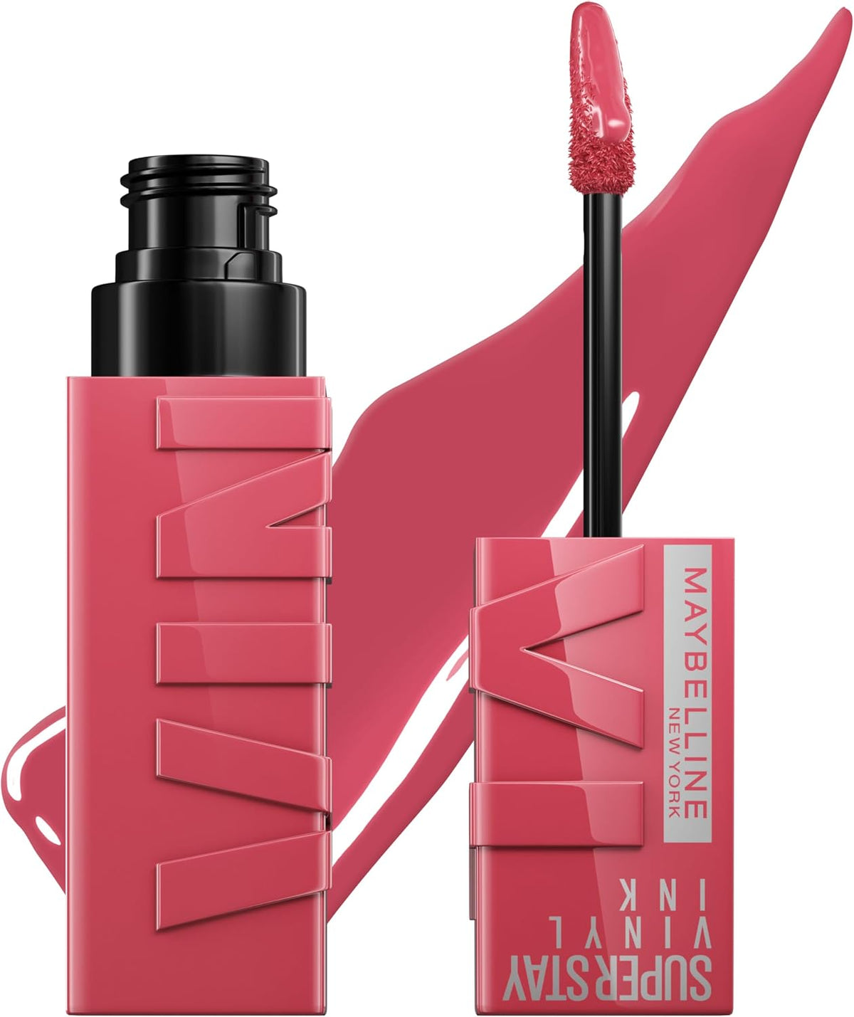 Maybelline Super Stay Vinyl Ink Longwear No-Budge Liquid Lipcolor Makeup, Highly Pigmented Color and Instant Shine, Lippy, Cranberry Red Lipstick, 0.14 fl oz, 1 Count - Image 14