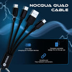 Nocqua multi port cable connectors close up
