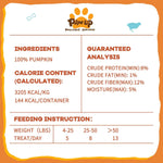 PAWUP Freeze Dried Pumpkin Treats for Dogs & Cats - Single Ingredient High Fiber Dog Food Topper for Digestion & Gut Health, Natural Pet Snacks for Sensitive Stomachs, 1.58 oz - Image 9