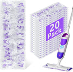 DOCXCDO disposable power mop refill pads twenty pack front packaging view.