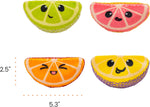 Close up of textured fabric on cat chew toys
