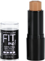 Maybelline Fit Me Shine-Free + Balance Foundation Stick, Multi-Use Face Makeup and Contour Stick For Natural, Matte Coverage, Porcelain, 1 Count - Image 13