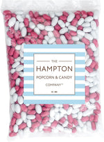 Nostalgic USA imported fat free black licorice candy bites with colorful crunchy shells.