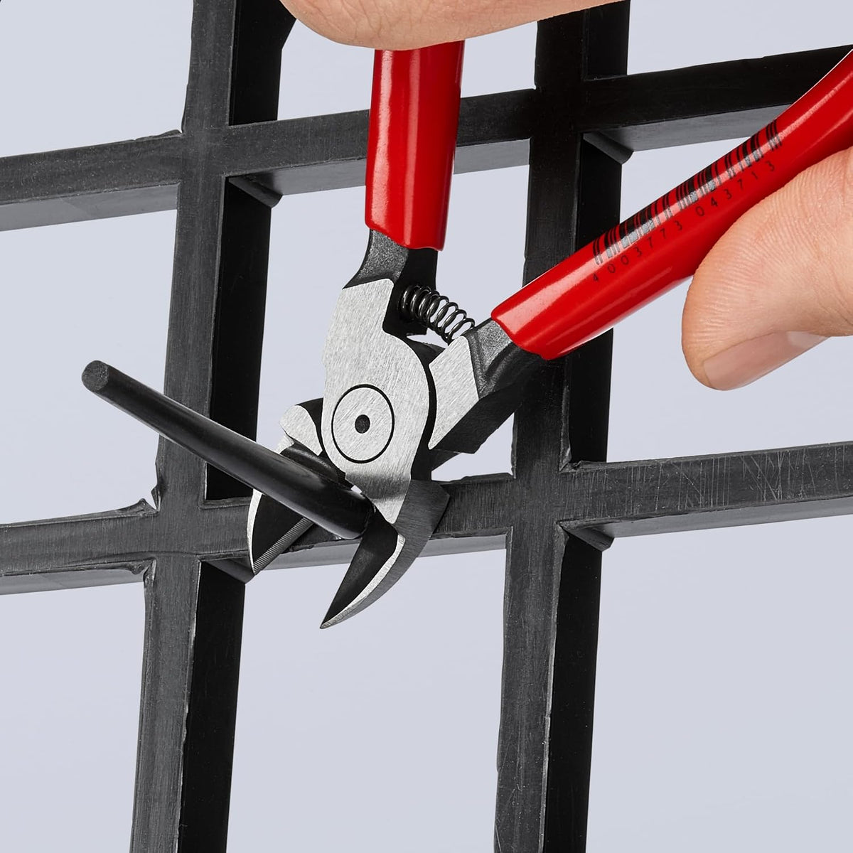 Ergonomic plastic-coated handles of the Knipex pliers