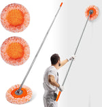 Keyloland wall mop front view showcasing the sixty eight inch extendable handle