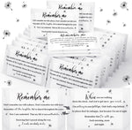 Fumete Tenceur bulk funeral tissues front view showing inspirational poem packaging.