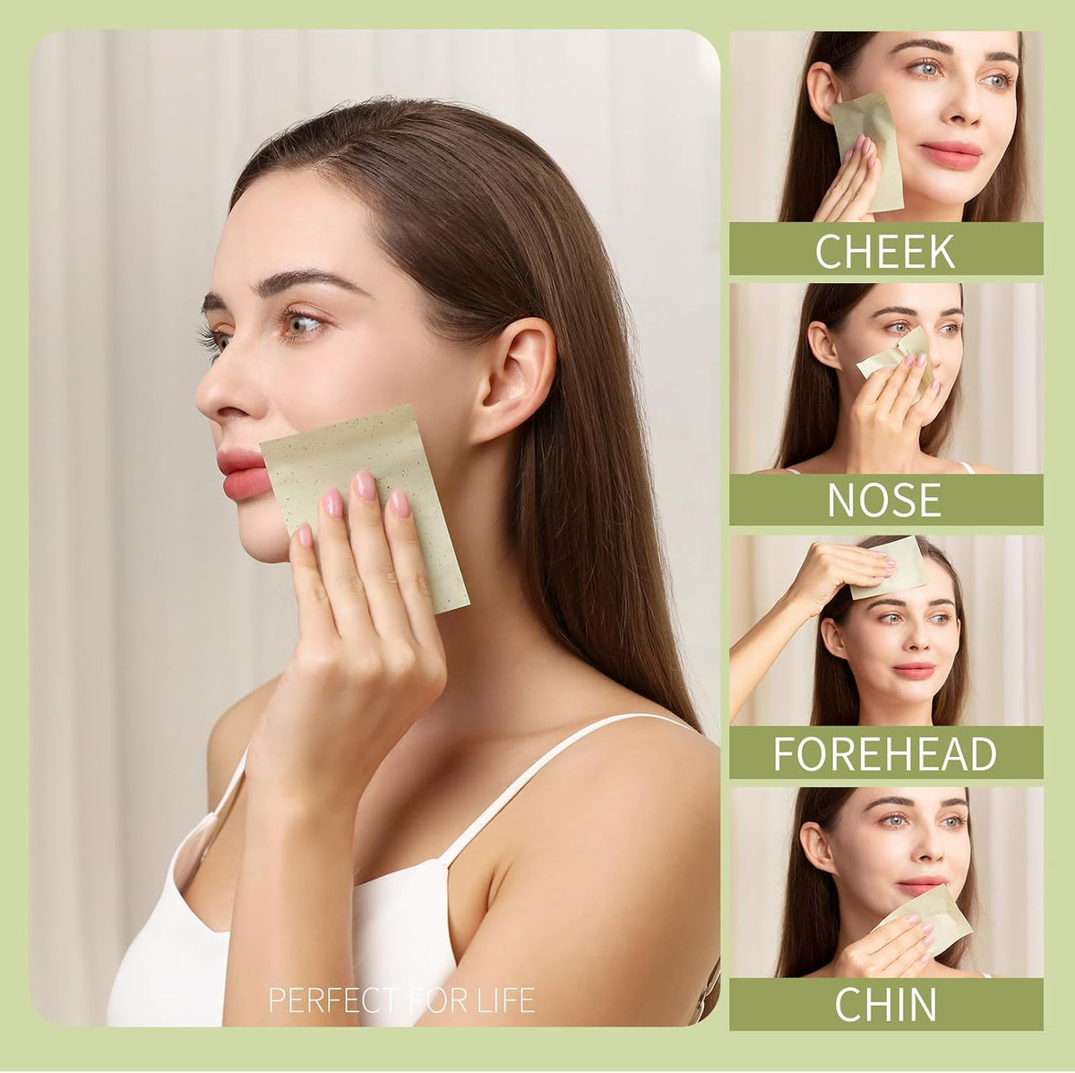 Teenitor facial oil wipes pocket sized individual packs