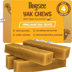Dogsee Himalayan Yak Cheese Chews with Turmeric 2lb (Medium -12 Pack) 60% Protein Long-Lasting Natural Treats for Dogs Anti-Inflammatory Odorless & Helps with Teeth Cleaning - Image 9