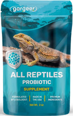 Gargeer Reptile Probiotics supplement 2 ounce bag front view