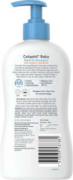 Cetaphil baby wash pump dispenser close up