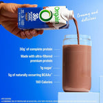 Orgain high protein shake 24 pack bundle packaging box view.